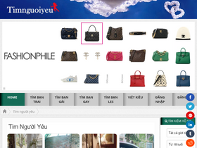 'timnguoiyeu.com.vn' screenshot