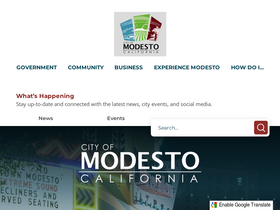 'modestogov.com' screenshot