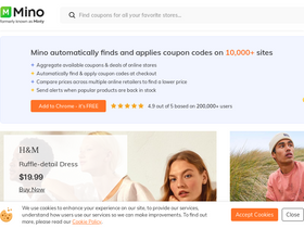 'gomino.com' screenshot