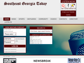 'southeastgeorgiatoday.com' screenshot