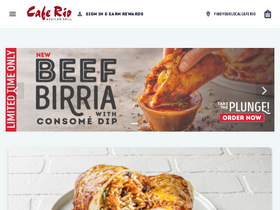 'caferio.com' screenshot