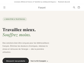 foxani.com homepage screenshot
