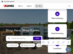 'shopkunes.com' screenshot