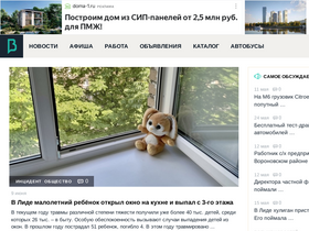 'bizlida.by' screenshot