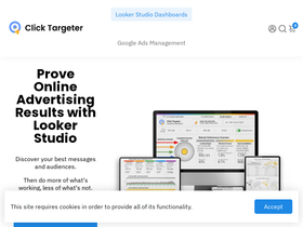 clicktargeter.com homepage screenshot