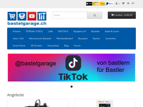 'bastelgarage.ch' screenshot