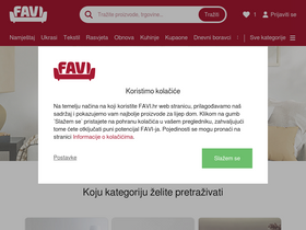 'favi.hr' screenshot