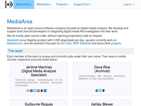 'mediaarea.net' screenshot