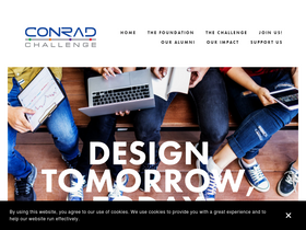 'conradchallenge.org' screenshot