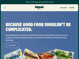 begoodnutrition.com homepage screenshot