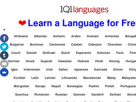'101languages.net' screenshot