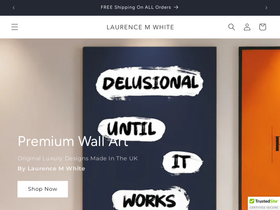 laurencemwhite.com homepage screenshot