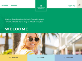 'harbourtowngoldcoast.com.au' screenshot
