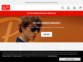 'ray-ban.com' screenshot