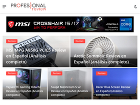 'profesionalreview.com' screenshot