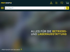'profishop.at' screenshot