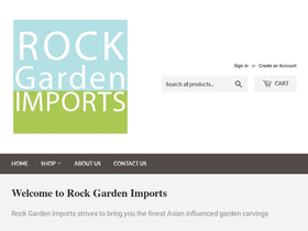 rockgardenimports.com homepage screenshot