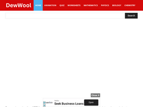 'dewwool.com' screenshot