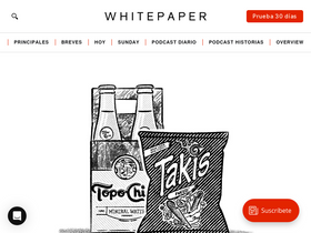 'whitepaper.com.mx' screenshot