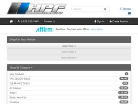 'horsepowerfreaks.com' screenshot