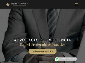 'danielfrederighiadvogados.com.br' screenshot