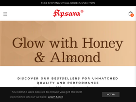 apsarachemicals.com homepage screenshot