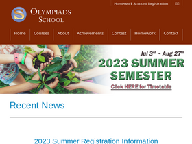 'olympiads.ca' screenshot