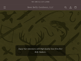 beerbellyoutdoors.com homepage screenshot