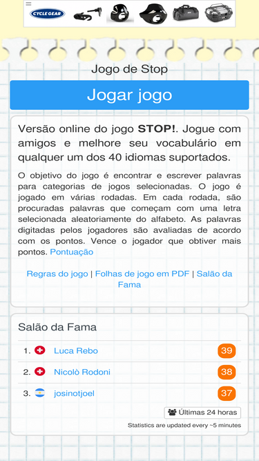 StopotS - Stop, Adedonha – Apps no Google Play