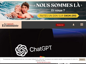 'lenouveleconomiste.fr' screenshot