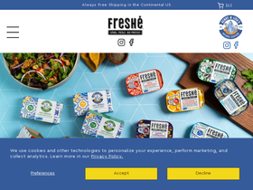 freshemeals.com homepage screenshot