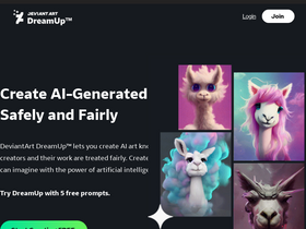 'dreamup.com' screenshot