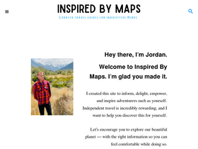 'inspiredbymaps.com' screenshot