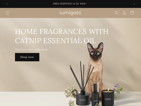 lumigatti.com homepage screenshot