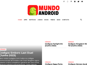 'mundoandroid.com.br' screenshot