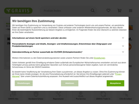 'gravis.de' screenshot