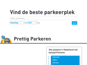 'prettigparkeren.nl' screenshot