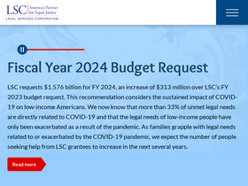 'lsc.gov' screenshot