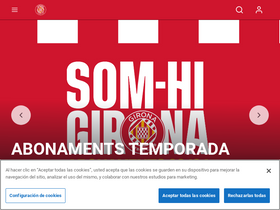 'gironafc.cat' screenshot