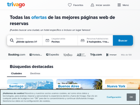 'trivago.cl' screenshot