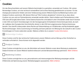 'wuestenrot.at' screenshot