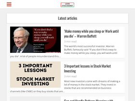 'learnstockmarket.in' screenshot