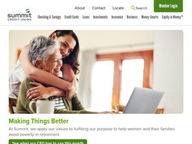 'summitcreditunion.com' screenshot