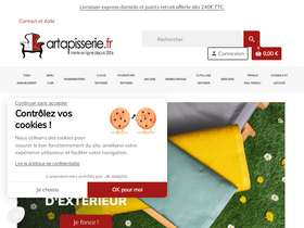 'artapisserie.fr' screenshot