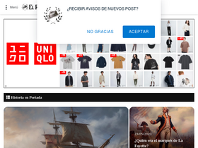 'elretohistorico.com' screenshot