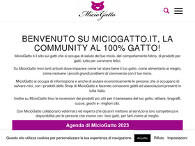'miciogatto.it' screenshot