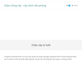 'chaucayxuatkhau.com' screenshot