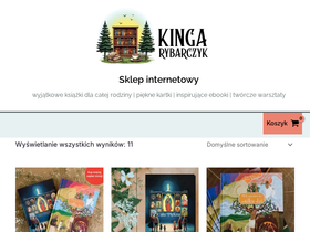 rybarczykkinga.pl homepage screenshot