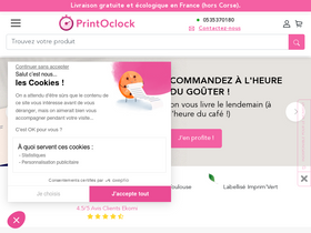 'printoclock.com' screenshot