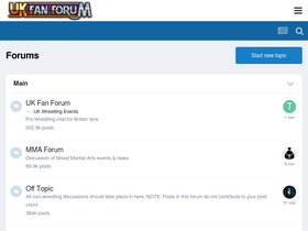 'ukff.com' screenshot